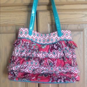 Vera Bradley ruffle purse